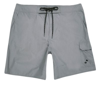 Grey pocket board shorts